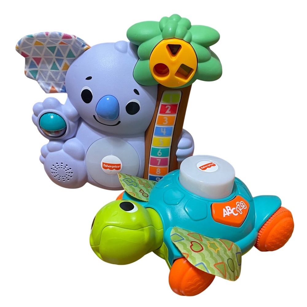 Fisher Price Linkimals Koala Turtle Teaching Game Song‎ Dancing Toy